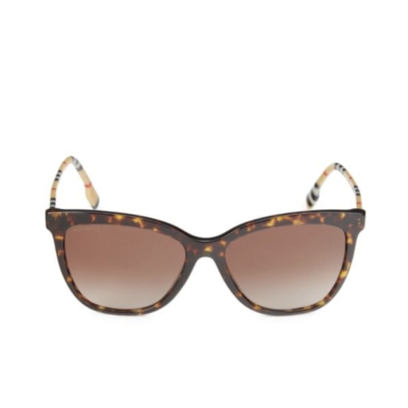Burberry Square 56mm Dark Havana  Sunglass with Case New in Box ❤️ main image 3